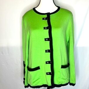 Vintage Escada for Neiman Marcus 100% new wool cardigan